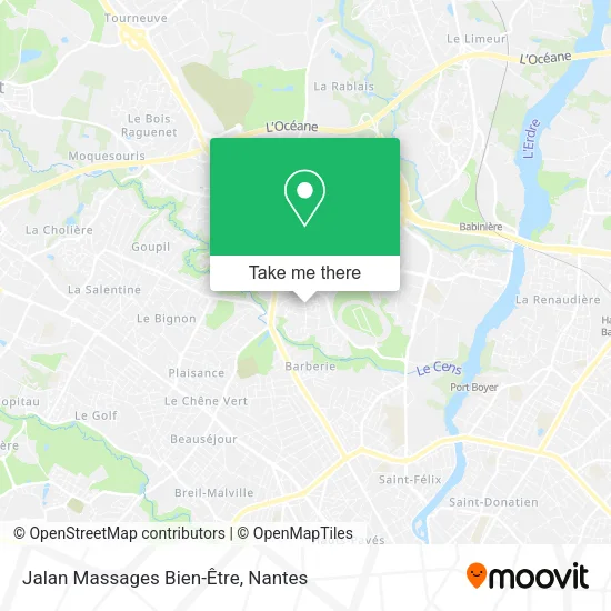 Mapa Jalan Massages Bien-Être