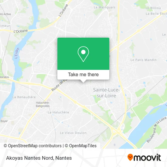 Mapa Akoyas Nantes Nord