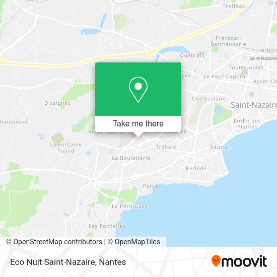 Eco Nuit Saint-Nazaire map