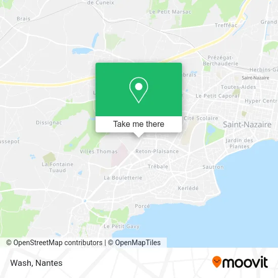 Wash map