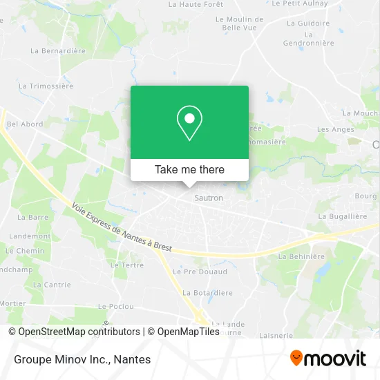 Mapa Groupe Minov Inc.