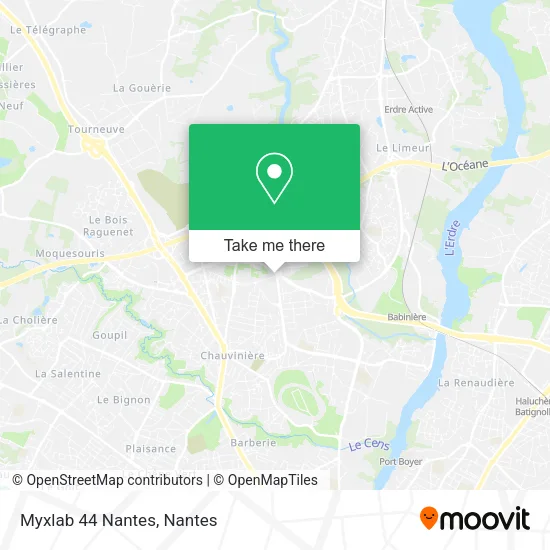 Mapa Myxlab 44 Nantes