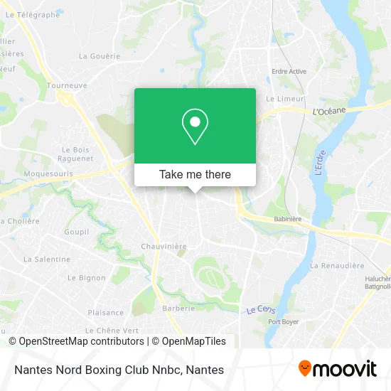 Nantes Nord Boxing Club Nnbc map