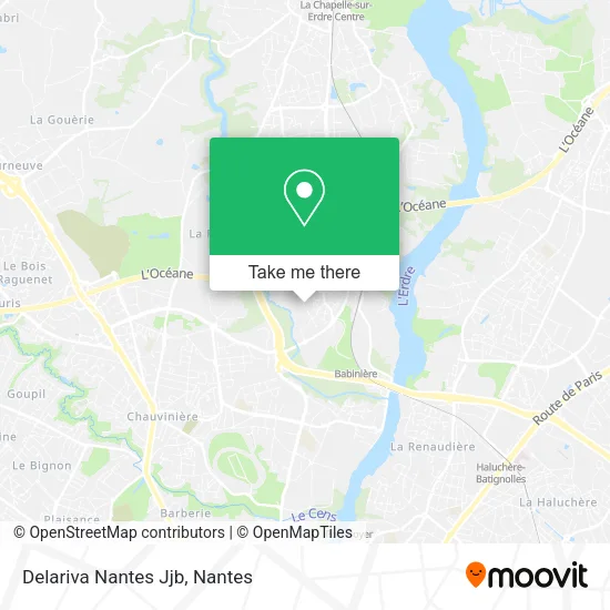 Delariva Nantes Jjb map