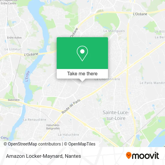 Mapa Amazon Locker-Maynard