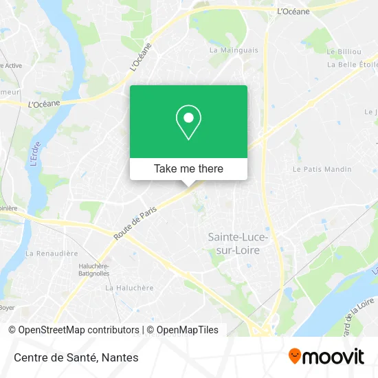 Centre de Santé map