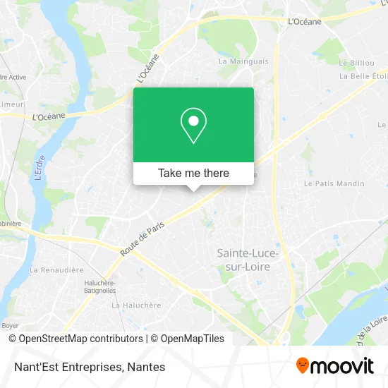 Nant'Est Entreprises map