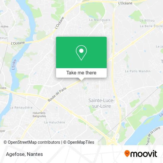 Mapa Agefose