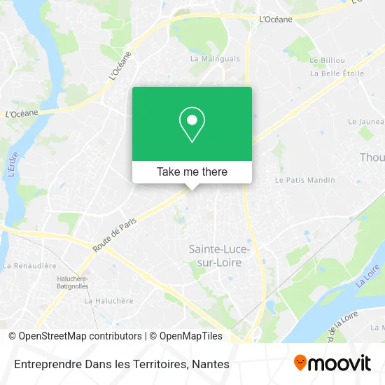 Entreprendre Dans les Territoires map