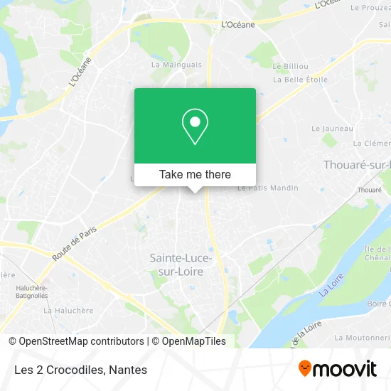 Les 2 Crocodiles map