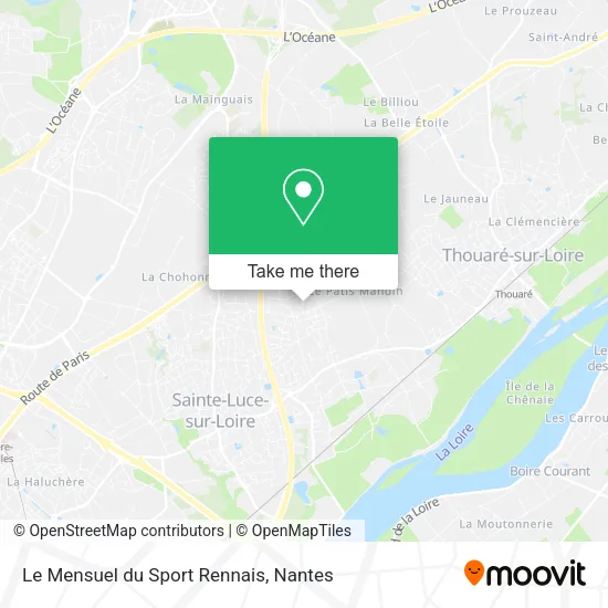 Mapa Le Mensuel du Sport Rennais