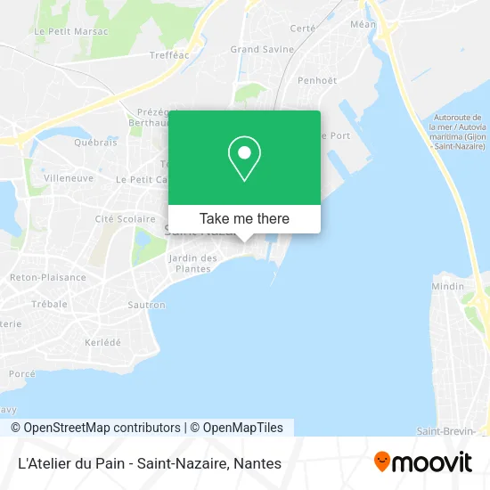 L'Atelier du Pain - Saint-Nazaire map