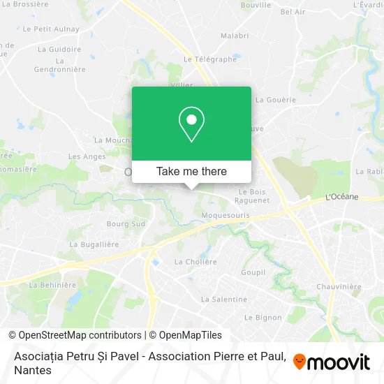 Mapa Asociația Petru Și Pavel - Association Pierre et Paul