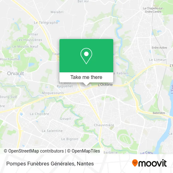 Mapa Pompes Funèbres Générales
