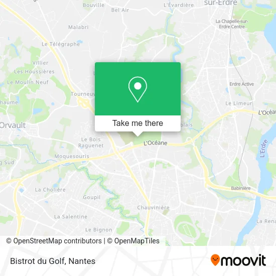 Mapa Bistrot du Golf