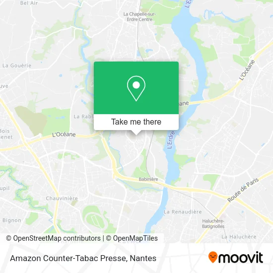 Mapa Amazon Counter-Tabac Presse