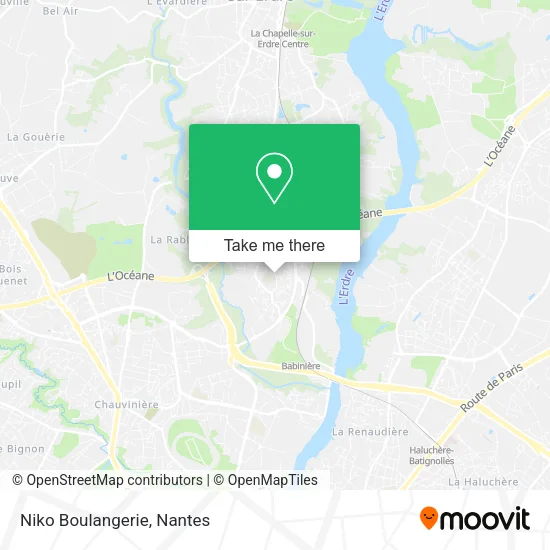 Mapa Niko Boulangerie