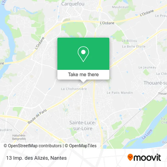 Mapa 13 Imp. des Alizés