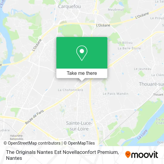 The Originals Nantes Est Novellaconfort Premium map