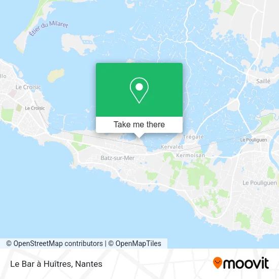Le Bar à Huîtres map