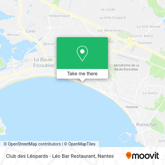 Mapa Club des Léopards - Léo Bar Restaurant
