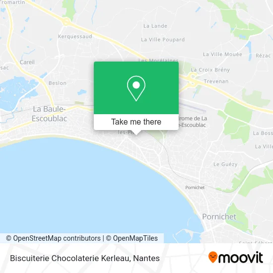 Mapa Biscuiterie Chocolaterie Kerleau