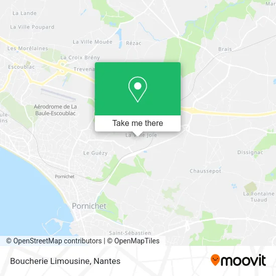 Mapa Boucherie Limousine