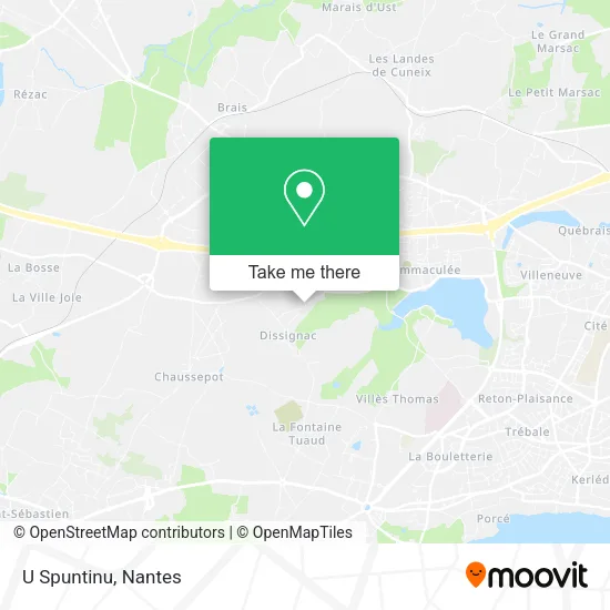 U Spuntinu map
