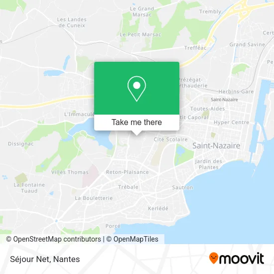 Séjour Net map