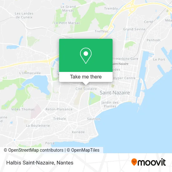 Halbis Saint-Nazaire map