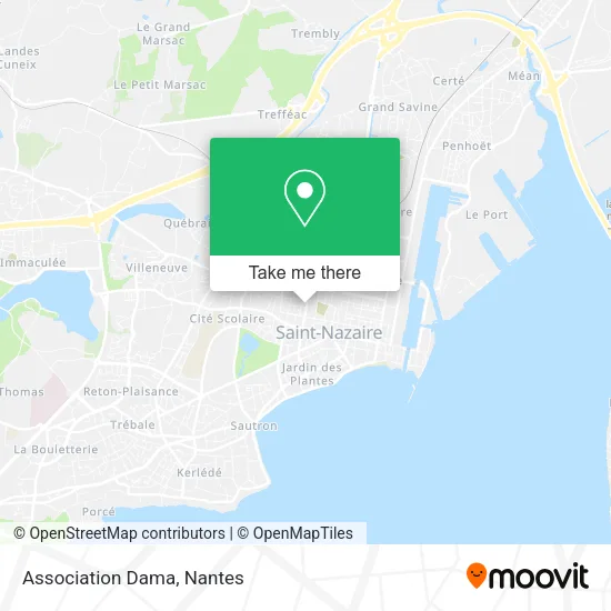 Association Dama map
