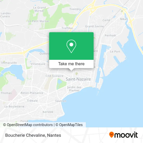 Mapa Boucherie Chevaline