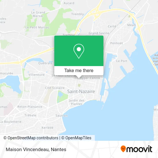 Mapa Maison Vincendeau
