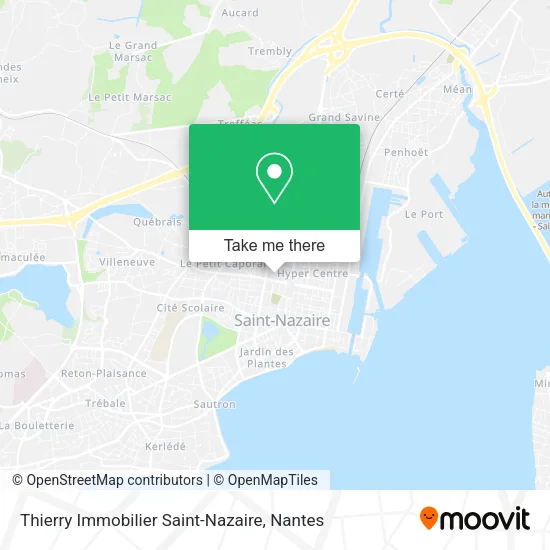 Thierry Immobilier Saint-Nazaire map