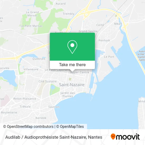 Mapa Audilab / Audioprothésiste Saint-Nazaire