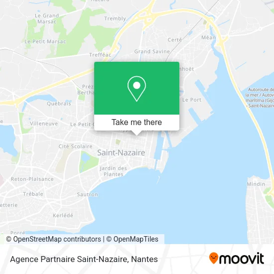 Mapa Agence Partnaire Saint-Nazaire