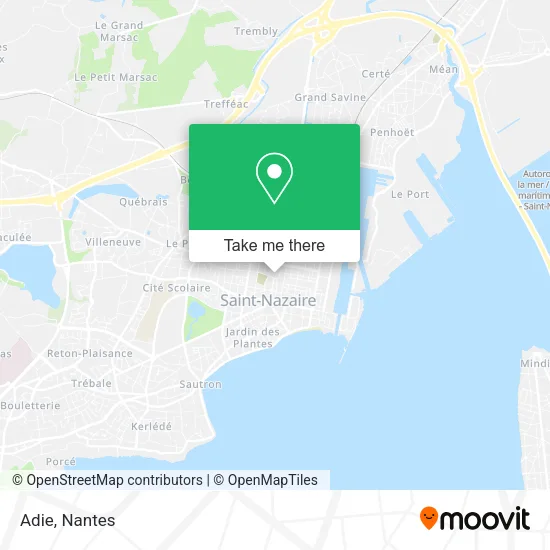 Mapa Adie