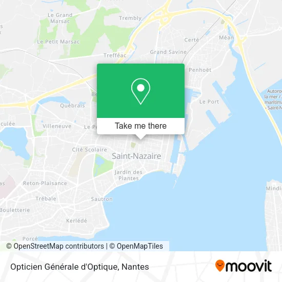 Opticien Générale d'Optique map