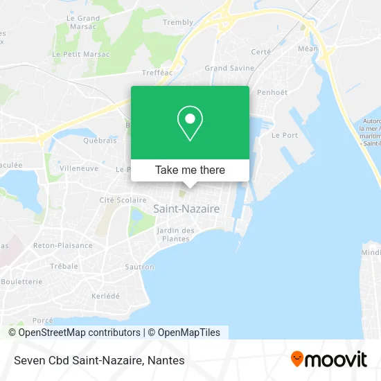 Seven Cbd Saint-Nazaire map