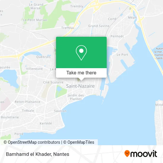 Mapa Bamhamd el Khader