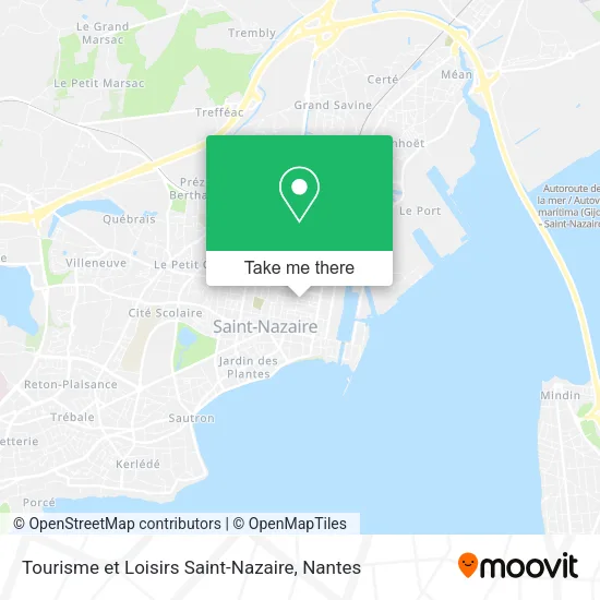 Tourisme et Loisirs Saint-Nazaire map