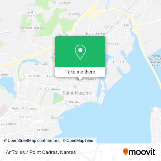 Mapa Ar'Toiles / Point Cadres