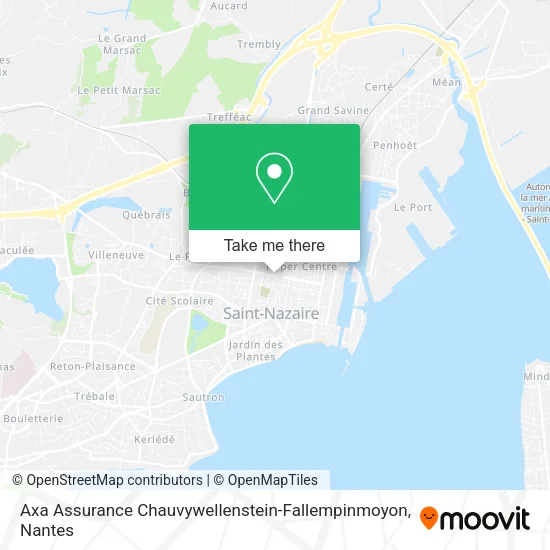 Mapa Axa Assurance Chauvywellenstein-Fallempinmoyon