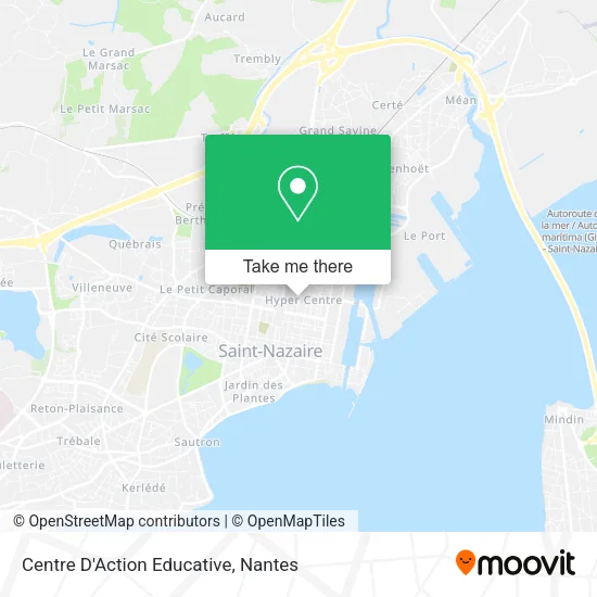 Centre D'Action Educative map