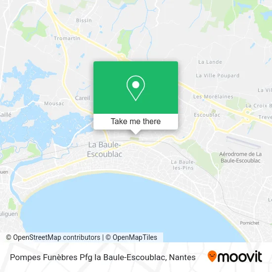 Pompes Funèbres Pfg la Baule-Escoublac map