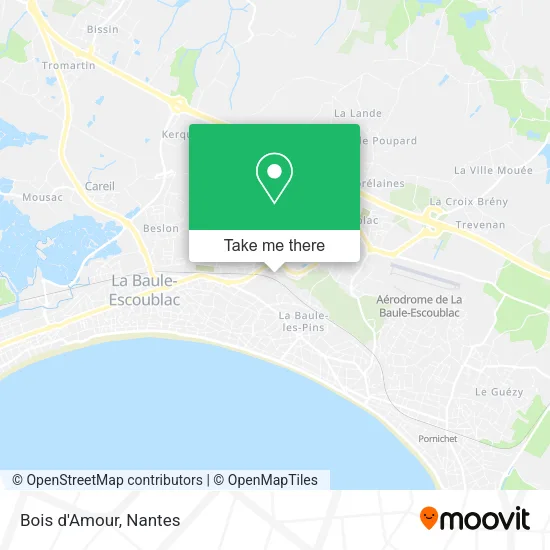 Mapa Bois d'Amour