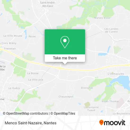 Menco Saint-Nazaire map