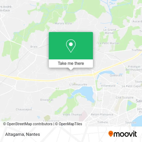 Mapa Altagama