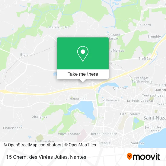 Mapa 15 Chem. des Virées Julies