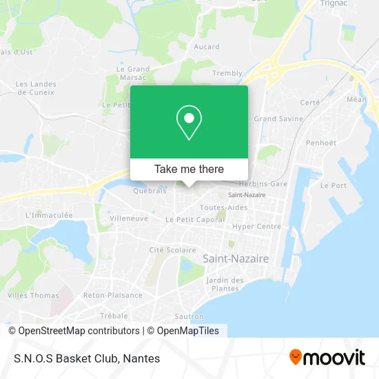 S.N.O.S Basket Club map